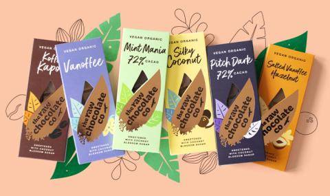 raw chocolate bars