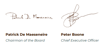 signatures letter to shareholders Barry Callebaut